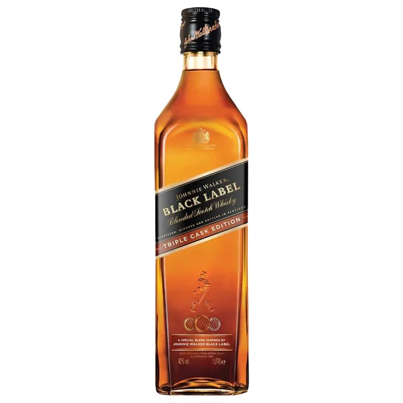 Уиски Johnnie Walker - Black Label Triple Cask, 12 годишно, 1л