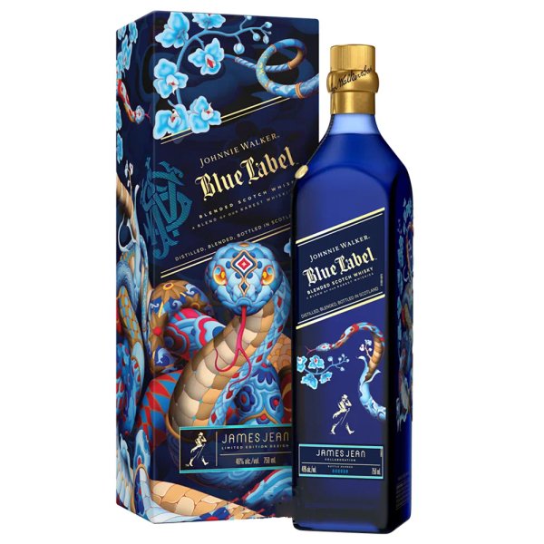 Johnnie Walker Blue Label 限定デザイン 未使用未開封品 Уиски Johnnie Walker - Blue Label Year of The Snake Limited
