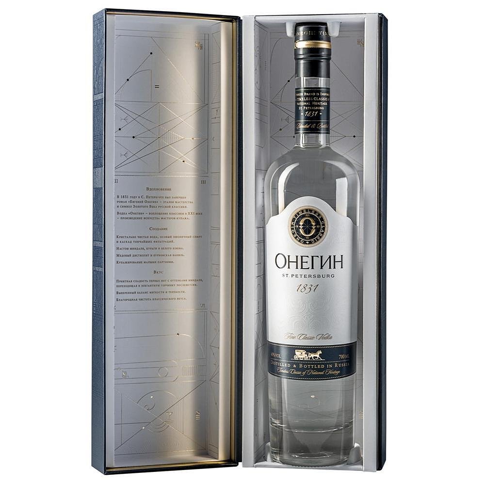 Водка Онегин 700 ml в кутия