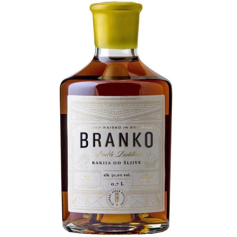 Ракия Branko - Premium Plum, сливова, 0.7л