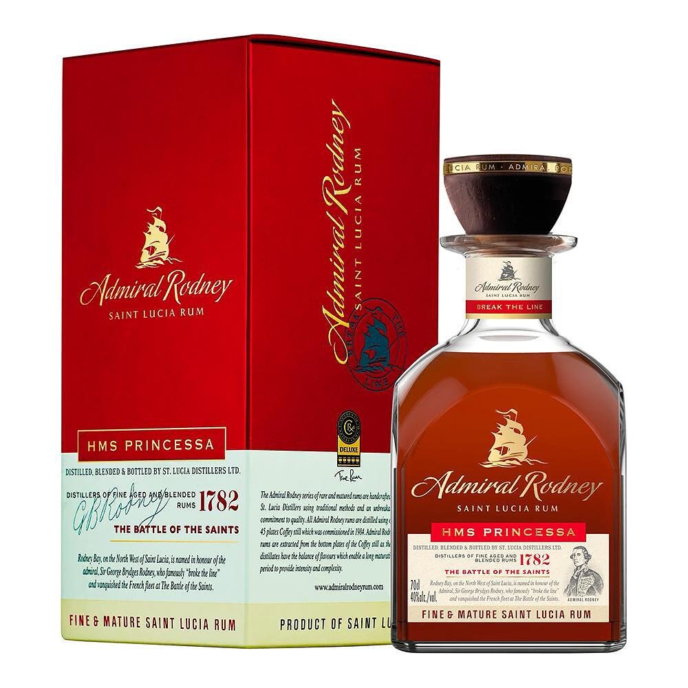 Ром Admiral Rodney - HMS Princessa, Света Лусия, 0.7л