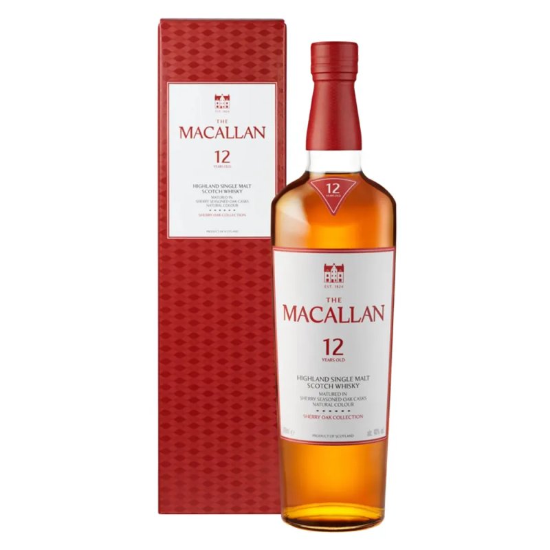 macallan品 Уиски The Macallan - 12 Years Old Sherry Oak Cask, 700 мл